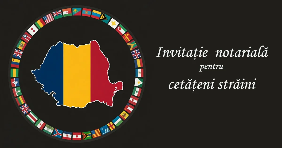 Invitație notarială pentru cetățeni străini